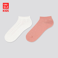 优衣库 童装/女童 袜子(2双装) 423606 UNIQLO