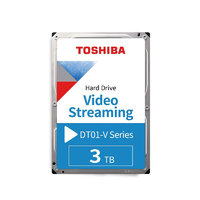 TOSHIBA 东芝 Video Stream系列 3.5英寸监控级硬盘 3TB 32MB(5940rpm、PMR)DT01ABA300V
