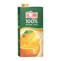 88VIP：汇源 果汁橙汁青春版100%果汁1000ml*5盒浓缩饮料礼盒