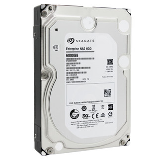 SEAGATE 希捷 Enterprise NAS系列 3.5英寸NAS硬盘 6TB(PMR、7200rpm、128MB)ST6000VN0001