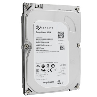 SEAGATE 希捷 Surveillance系列 3.5英寸监控级硬盘 1TB 64MB(5900rpm、PMR)ST1000VX001