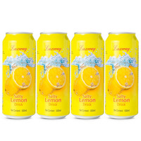 Luxway 乐卡斯 咸味柠檬汁饮料 500ml*4罐
