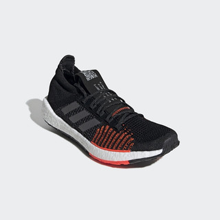 adidas 阿迪达斯 Pulse Boost HD 男子跑鞋 FU7333 黑红 41