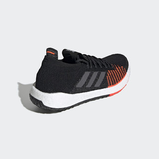 adidas 阿迪达斯 Pulse Boost HD 男子跑鞋 FU7333 黑红 43