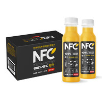 88VIP：NONGFU SPRING 农夫山泉 100%NFC橙汁果汁饮料300ml*24瓶（拍二送农夫山泉天然水380ml*24瓶）