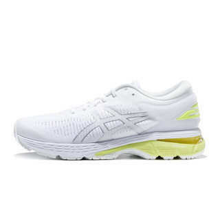 ASICS 亚瑟士 GEL-KAYANO 25 女子跑鞋 1012A026-101 白色/黄色 37.5