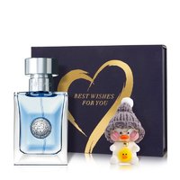 VERSACE 范思哲 男士香水礼盒装 (同名经典男士香水EDT50ml+网红陪伴鸭+贺卡)