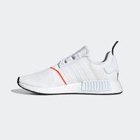 阿迪达斯官网 adidas 三叶草 NMD_R1 男女鞋经典运动鞋EE5086 白/白/红荧光 46.5(290mm)