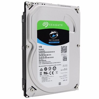 SEAGATE 希捷 酷鹰SkyHawk AI系列 3.5英寸监控级硬盘 16TB 256MB(7200rpm、PMR)ST16000VE000