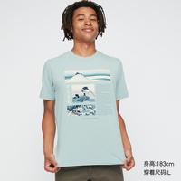 男装/女装 (UT) 北斋色调Hokusai Colors印花T恤 436978