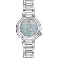 Citizen Eco-Drive Women's Ariel Diamond-Accent Stainless Steel Bracelet Watch 30mm