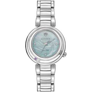 Citizen Eco-Drive Women's Ariel Diamond-Accent Stainless Steel Bracelet Watch 30mm