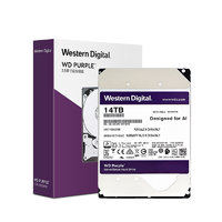Western Digital 西部数据 紫盘系列 3.5英寸监控级硬盘 14TB 512MB(7200rpm、PMR)WD140EJRX