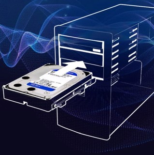 Western Digital 西部数据 蓝盘系列 3.5英寸 台式机硬盘 6TB（SMR、5400rpm、256MB）WD60EZAZ
