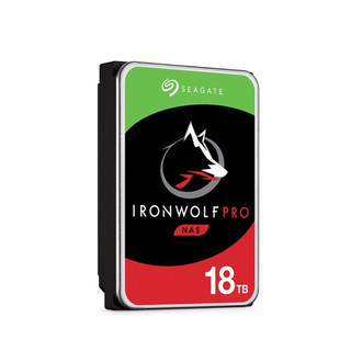 SEAGATE 希捷 酷狼IronWolf系列 3.5英寸NAS硬盘 18TB 256MB(7200rpm、PMR)ST18000NE000