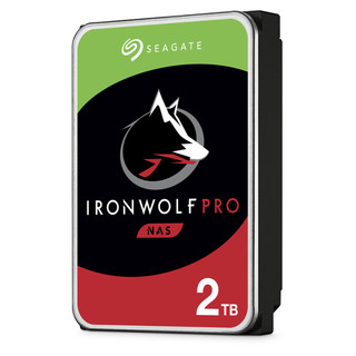 SEAGATE 希捷 酷狼IronWolf Pro系列 3.5英寸NAS硬盘 2TB 128MB(7200rpm、PMR)ST2000NE0025