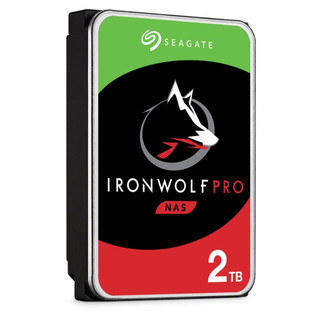 SEAGATE 希捷 酷狼IronWolf Pro系列 3.5英寸NAS硬盘 2TB 128MB(7200rpm、PMR)ST2000NE0025