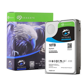 SEAGATE 希捷 酷鹰SkyHawk系列 3.5英寸监控级硬盘 10TB 256MB(7200rpm、PMR)ST10000VX0008