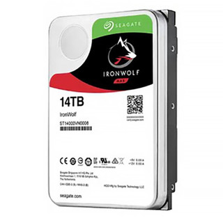 SEAGATE 希捷 酷狼IronWolf系列 3.5英寸NAS硬盘 14TB 256MB（7200rpm、PMR+TDMR）ST14000NE0008