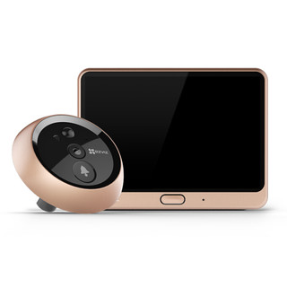 EZVIZ 萤石 DP1C智能猫眼（棕色）+16G视频监控专用卡