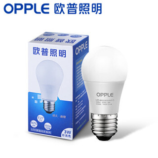 OPPLE 欧普照明 LED球泡 E27大口 白光 12W *4件