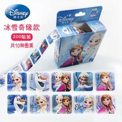 Disney 迪士尼 卡通贴纸 冰雪奇缘/单盒200张