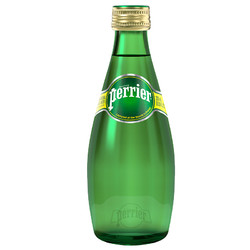 Perrier 巴黎水 含气天然矿泉水 330毫升 24瓶