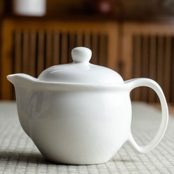 唐仟 白色鸭嘴茶壶 1个装