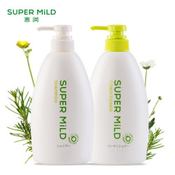 SUPER MILD 惠润 柔净洗护组合(洗发水 600ml+护发素 600ml) *2件