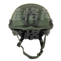 雅恪尚 FAST三级防护头盔多功能凯夫拉头盔PE材质战术防护 军绿色