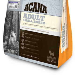 ACANA 爱肯拿 传承系列 鸡肉味小型犬成犬狗粮 2kg