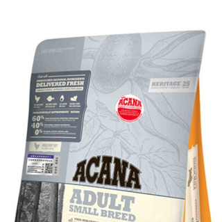 ACANA 爱肯拿 传承系列 鸡肉味小型犬成犬狗粮 2kg