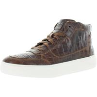 Geox Respira Mens Deiven Trainers Leather High Top Sneakers