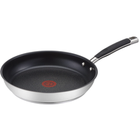 Tefal 特福 Gourmet系列 H82006 煎锅(28cm、不锈钢、银色)