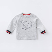 davebella戴维贝拉 2020年秋季新款小童 男童卡通图案舒适长袖T恤DBA14676