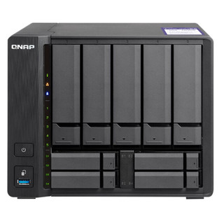 QNAP 威联通 TVS-951N 9盘位NAS（赛扬3865U、4GB、4TB*2硬盘）