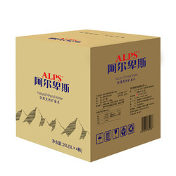 Alpenliebe 阿尔卑斯 alpenwater） 阿尔卑斯饮用天然矿泉水5L*4桶 整箱 大桶家庭装办公装 泡茶好水