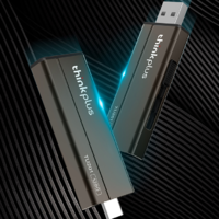 ThinkPlus TU201系列 USB3.0 Type-C双接口 256GB 移动固态U盘 锖色