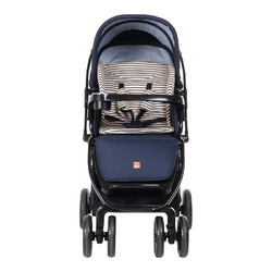 gb 好孩子 嬰兒車可坐可躺雙向遛娃高景觀易折疊寶嬰兒推車 C400藏藍
