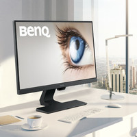 明基（BenQ）GW2480 23.8英寸IPS 低蓝光降频闪智慧爱眼 内置音箱窄边框 个人/商务电脑显示器(VGA/HDMI/DP)