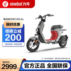 Ninebot 九号电动 C30Lite 新国标智能代步电瓶车