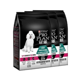 PRO PLAN 冠能 优护营养系列 优护美毛小型犬成犬狗粮 800g*3袋