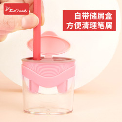 touch mark儿童旋笔刀铅笔刀削笔器小刀手动小学生用绞剥钻笔刀笔刨便携式小卷笔刀削笔刀迷你小型小巧转笔 *3件