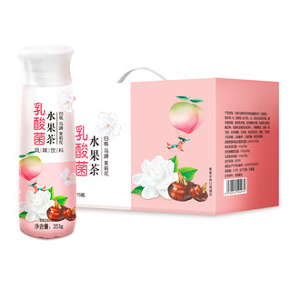 三剑客 乳酸菌水果茶 茉莉马蹄白桃味 253g*15瓶