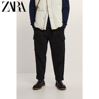 ZARA 新款 男装 新年系列 机能风口袋工装休闲裤 00706411800