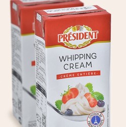 PRÉSIDENT 总统 稀奶油 500ml