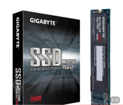 GIGABYTE 技嘉 M2PCl-ESSD M.2固态硬盘 256GB