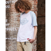 Dickies 帝客 DK008910 女士拼接短袖 天蓝色 L