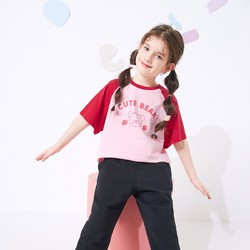 巴拉巴拉童装女童运动套装夏2021新款夏装儿童休闲装女大童潮*2件