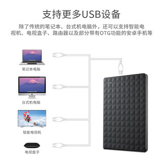 SEAGATE 希捷 睿翼系列 睿翼STEA4000400 4TB 移动硬盘 黑色